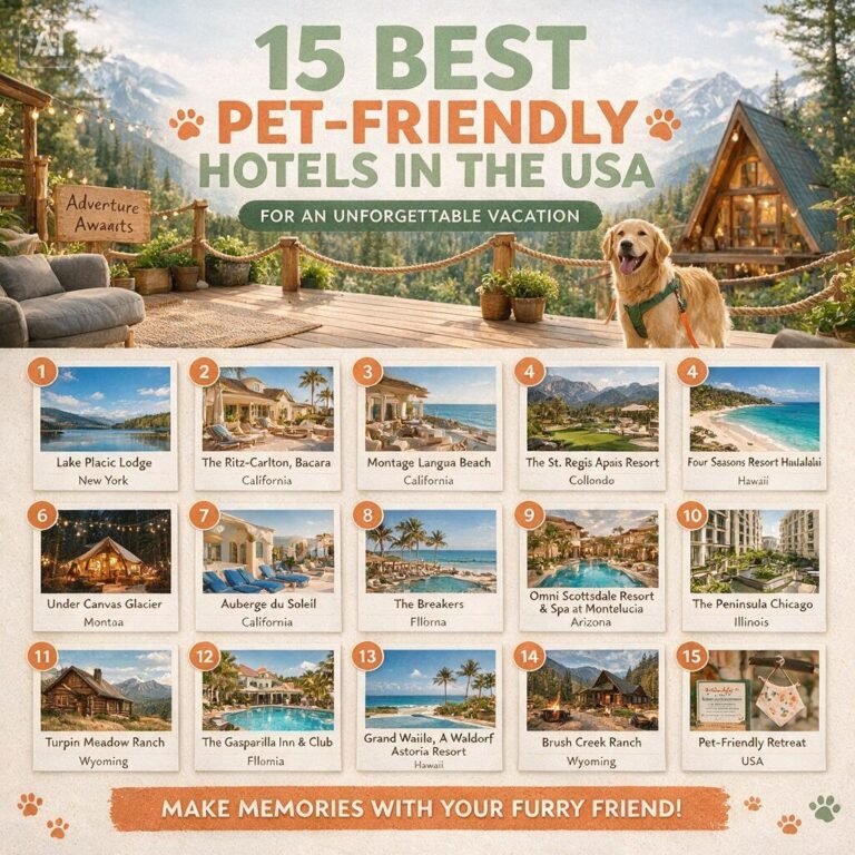 Ultimate Guide: 15 Best Pet-Friendly Hotels in the USA
