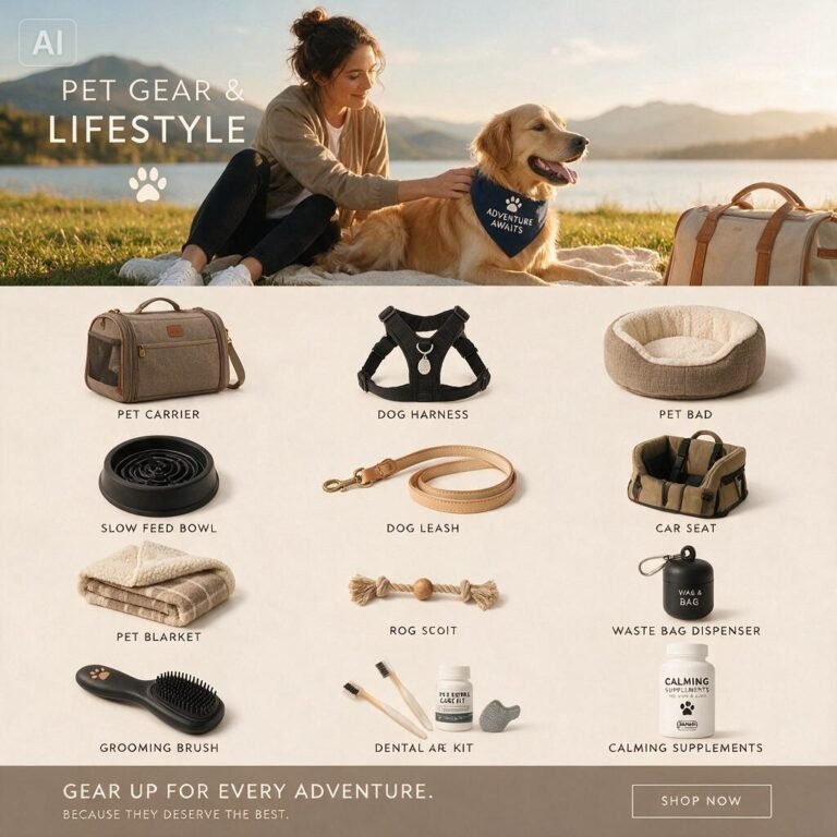 Pet Gear & Lifestyle: The Best Essentials for Happy, Comfortable Pets